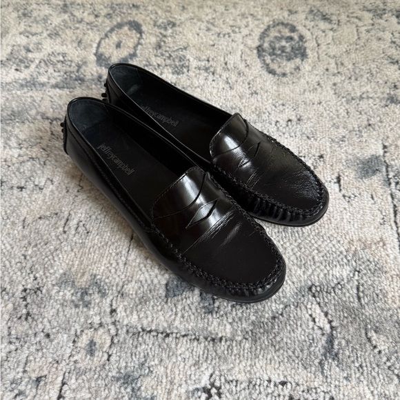Jeffrey Campbell Shoes - Jeffrey Campbell Black Patent Leather Loafers | Size 8